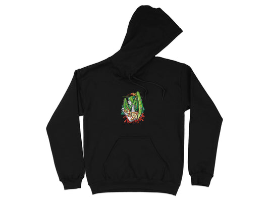 Stylish Hoodie with Colorful Cactus and Snake product