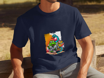 Animals in a Dojo Fighting Styles Illustration T-Shirt - Design & Vybe