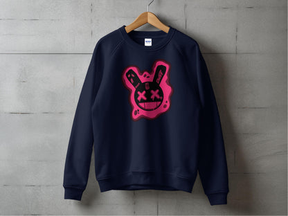 Smiling X-Eyes Bunny Graphic Sweatshirt product