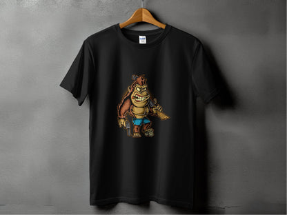 Fierce Gorilla with Guns Graphic Printed T-Shirt - Design & Vybe