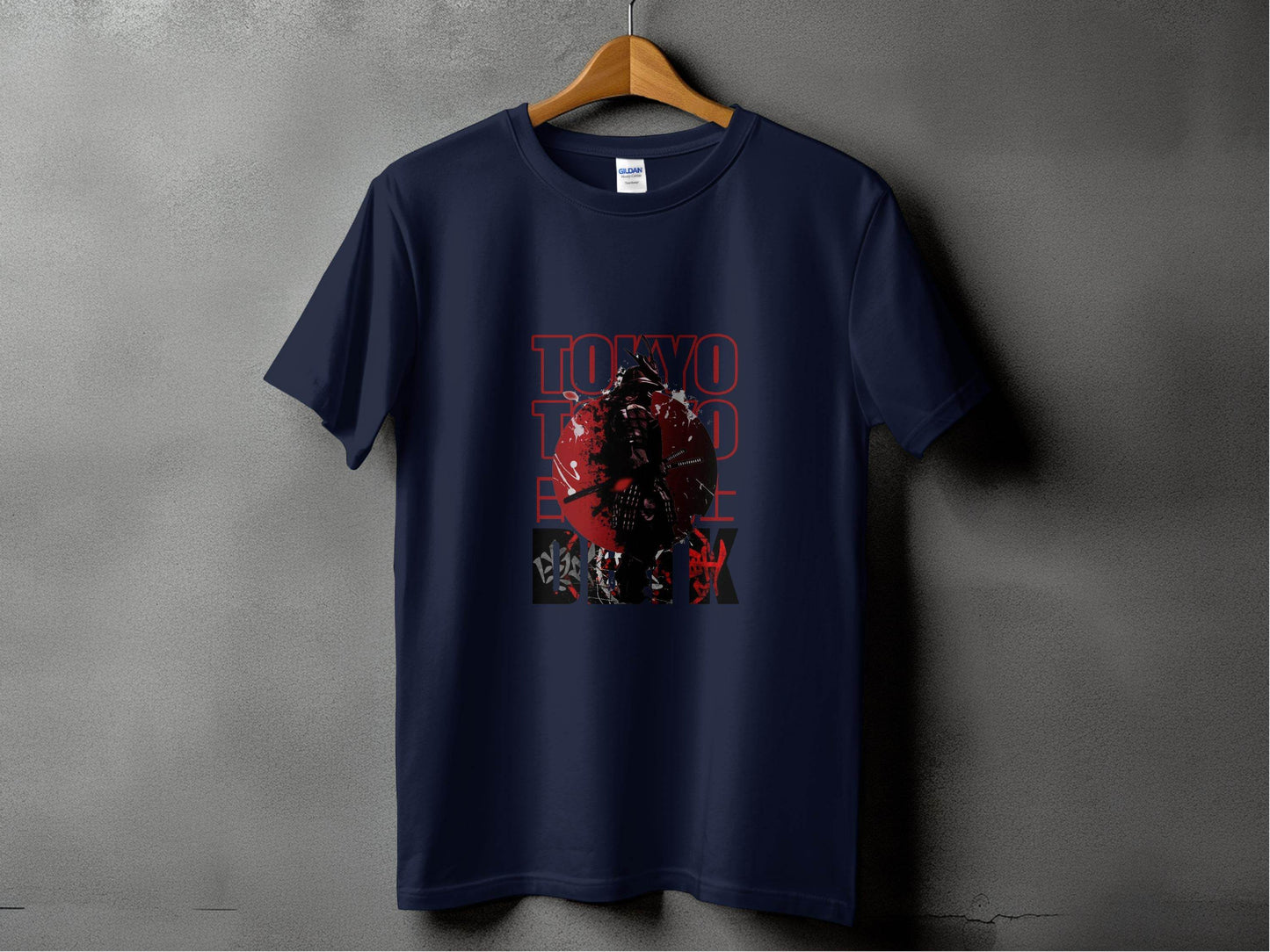 TOKYO Samurai Warrior Japan Style Art T-Shirt - Design & Vybe