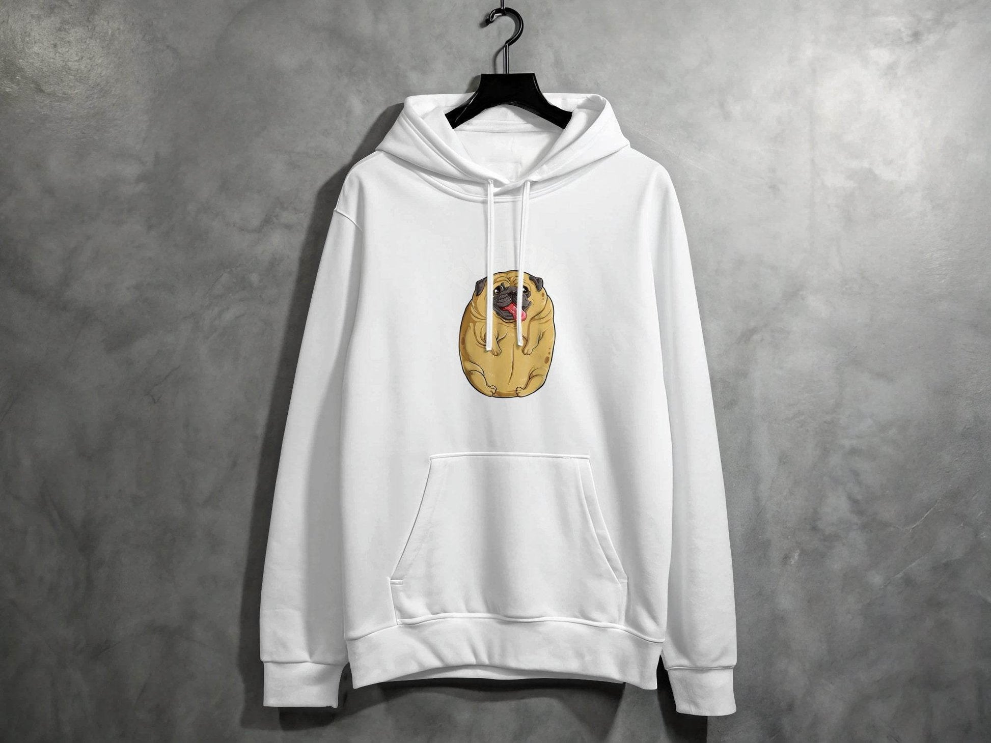 Cute Pugtato Design Graphic Sweater - Design & Vybe