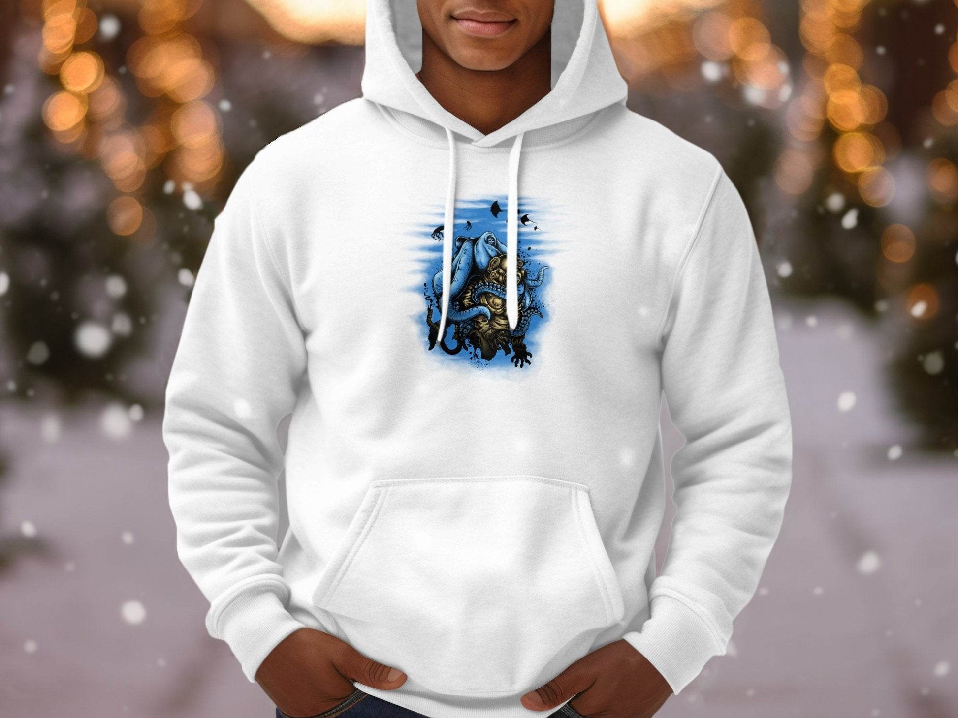 Deep Sea Diver Adventure-Inspired Jelly Fish Graphic Hoodie - Design & Vybe