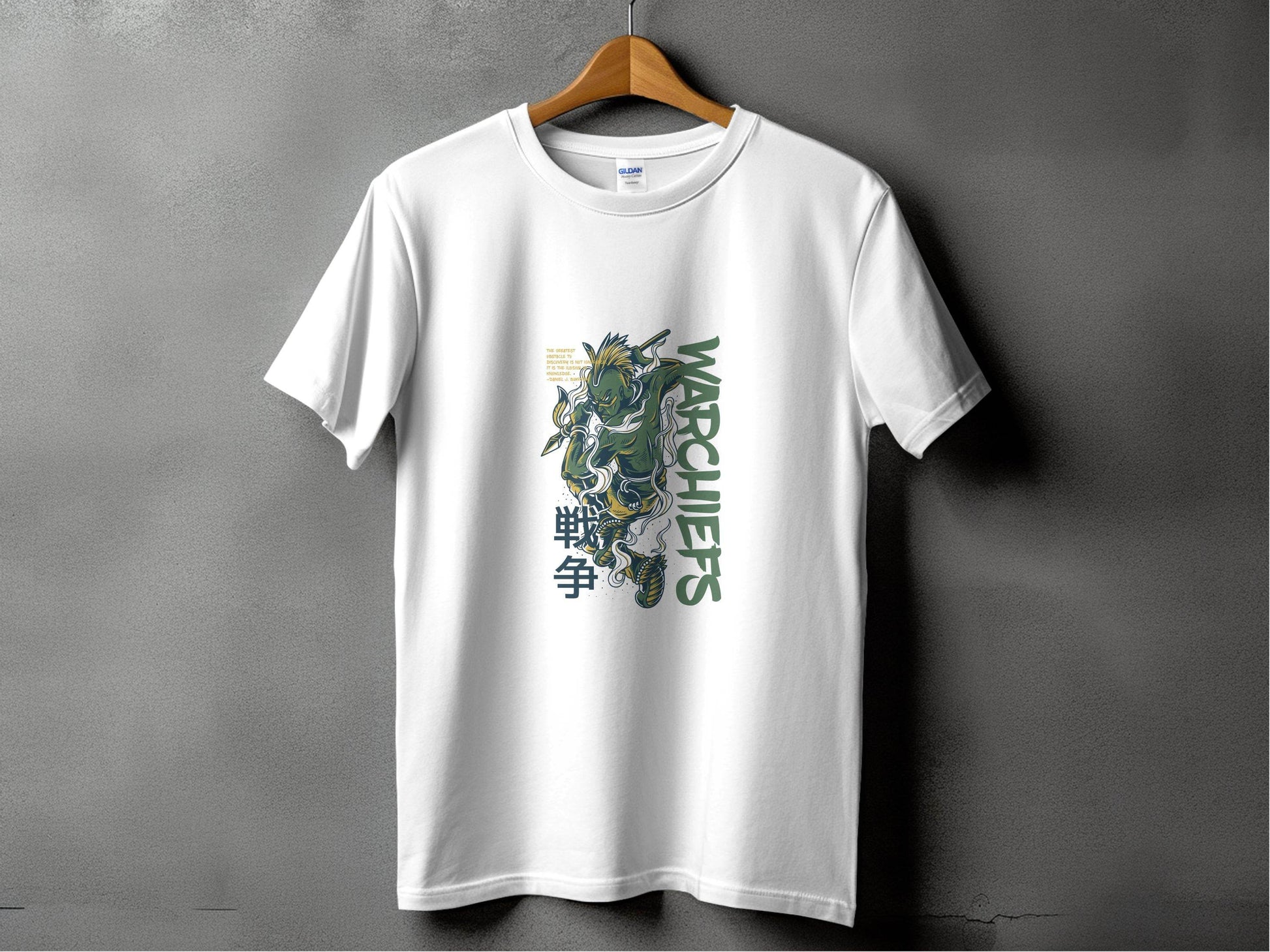 Warrior with Spear Graphic Urban Style Inspired T-Shirt - Design & Vybe
