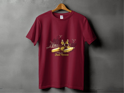Just Relax Graphic Tee Featuring Unique Design product type