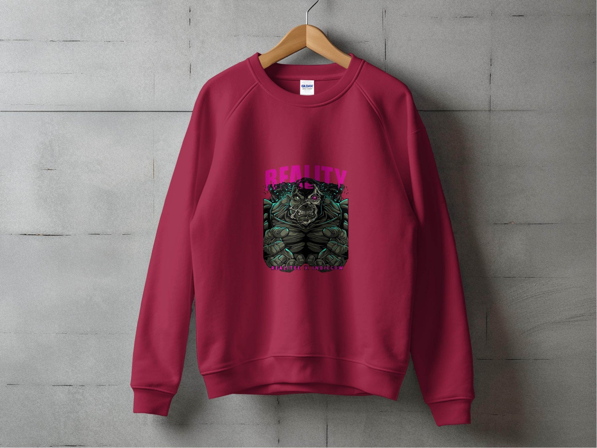 Reality Indiecow Realitee Monster Graphic Sweater - Design & Vybe