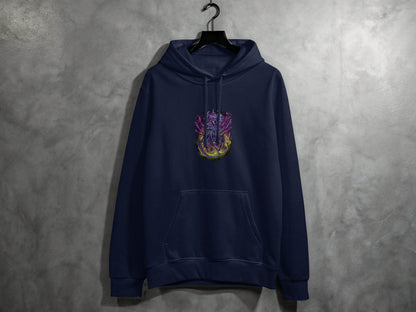 The Queen Xenomorph Art Monster Illustration Hoodie - Design & Vybe