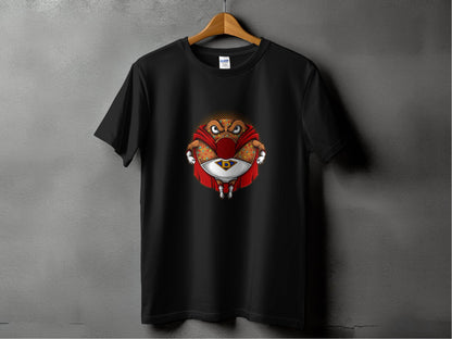 Unique Graphic Print Black T-shirt Men Gift product