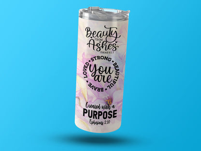 Inspirational Designed Tumbler with Uplifting Quotes product type