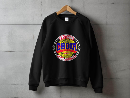 Westside High School Choir Retro Graphic Design Sweater - Design & Vybe