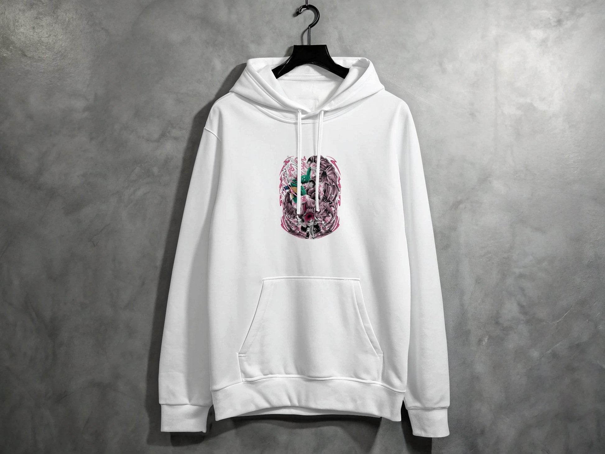 Gaara Rock Lee Action Pose Powerful Anime Art Hoodie - Design & Vybe