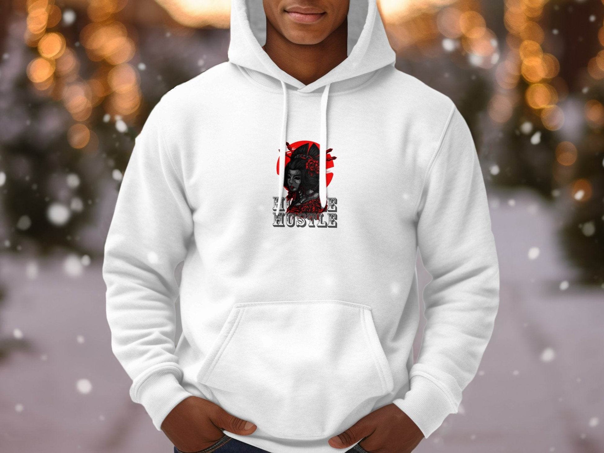 Cyberpunk Geisha Hustle Graphic Image Hoodie - Design & Vybe