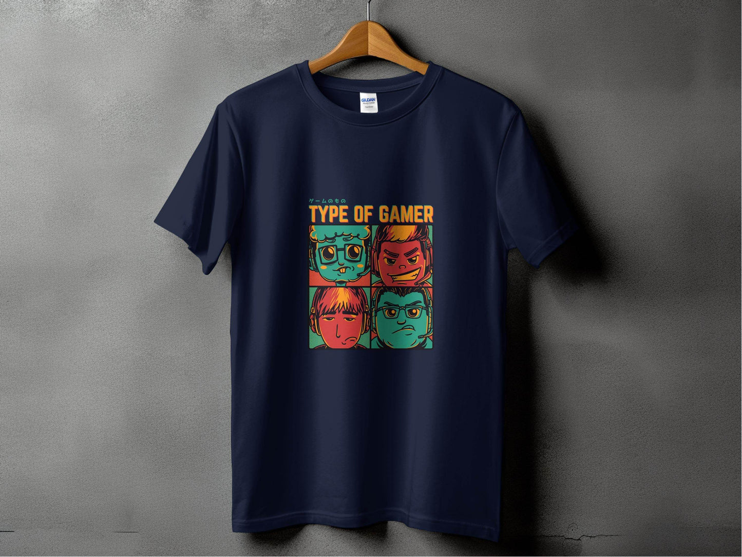 Type Of Gamer Video Gaming Four Styles Illustration T-Shirt - Design & Vybe