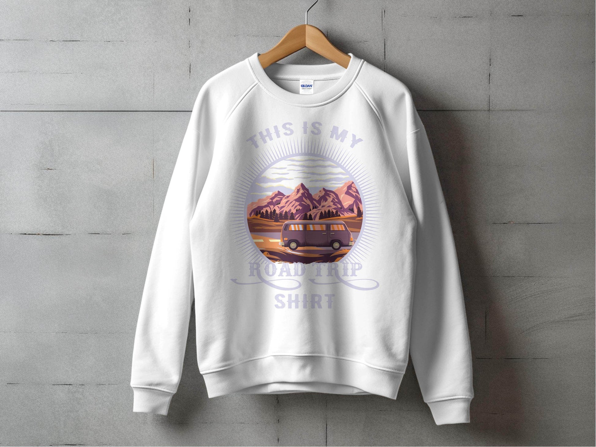 Road Trip Adventure Graphic Comfortable Sweater - Design & Vybe