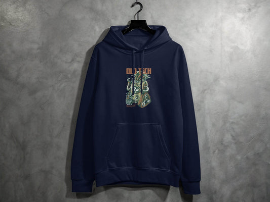 Old Tech Post End Cool Robot Design Graphic Hoodie - Design & Vybe