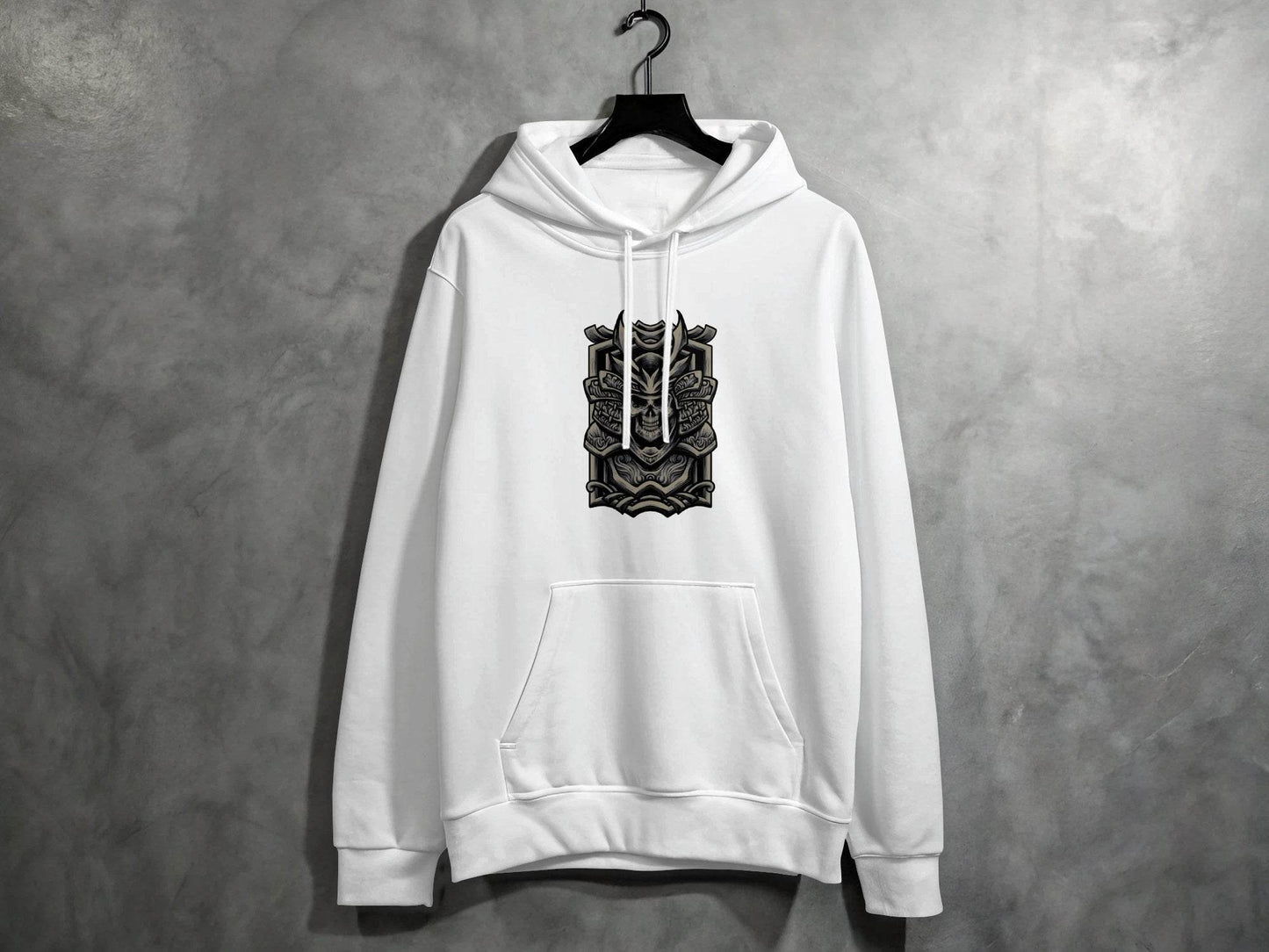 Samurai Warrior Skull Art Design Hoodie - Design & Vybe