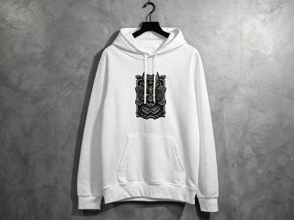 Samurai Warrior Skull Art Design Hoodie - Design & Vybe
