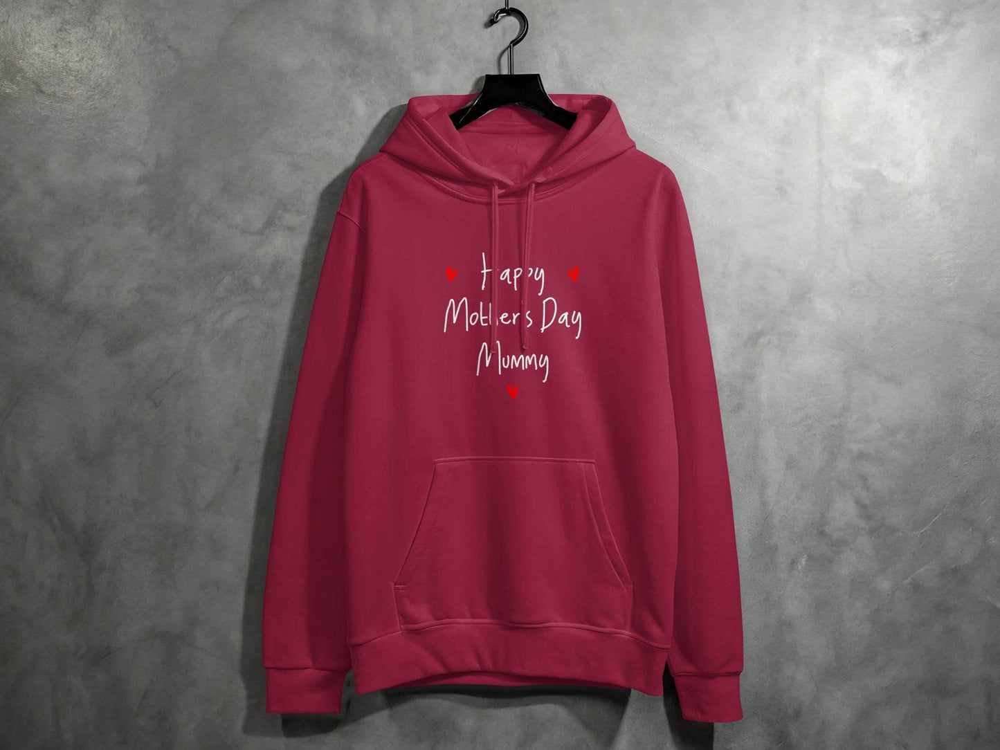 Happy Mother's Day Mummy Heart Design Graphic Hoodie - Design & Vybe