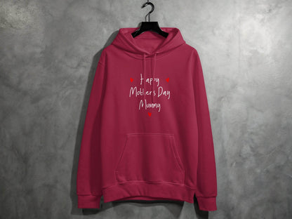 Happy Mother's Day Mummy Heart Design Graphic Hoodie - Design & Vybe