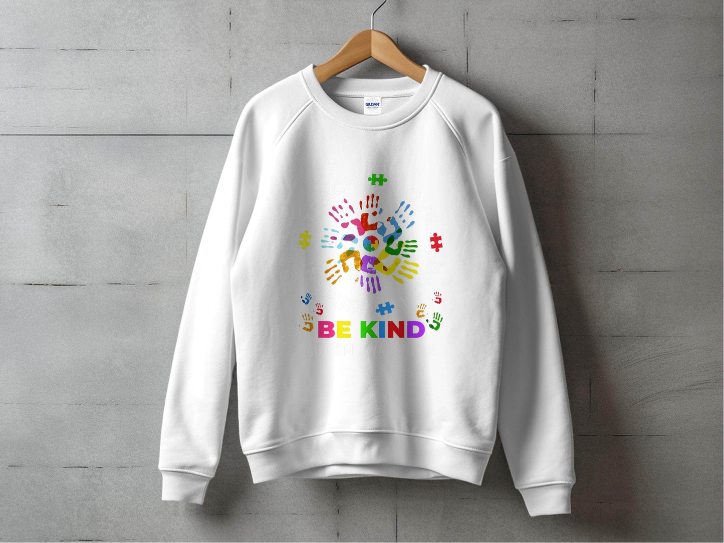 Autism Awareness Teach Love Inspire Hope Be Kind Sweater - Design & Vybe