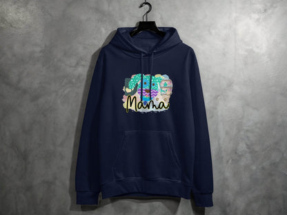 Dog Mama Colorful Graphic Design Great Gift Idea Hoodie - Design & Vybe
