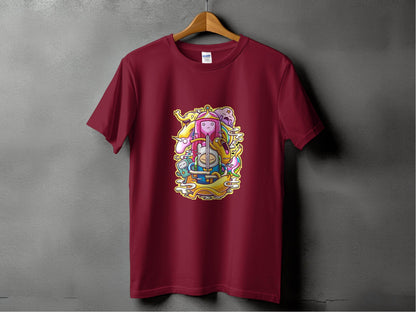 Adventure Time Characters Illustration T-Shirt - Design & Vybe