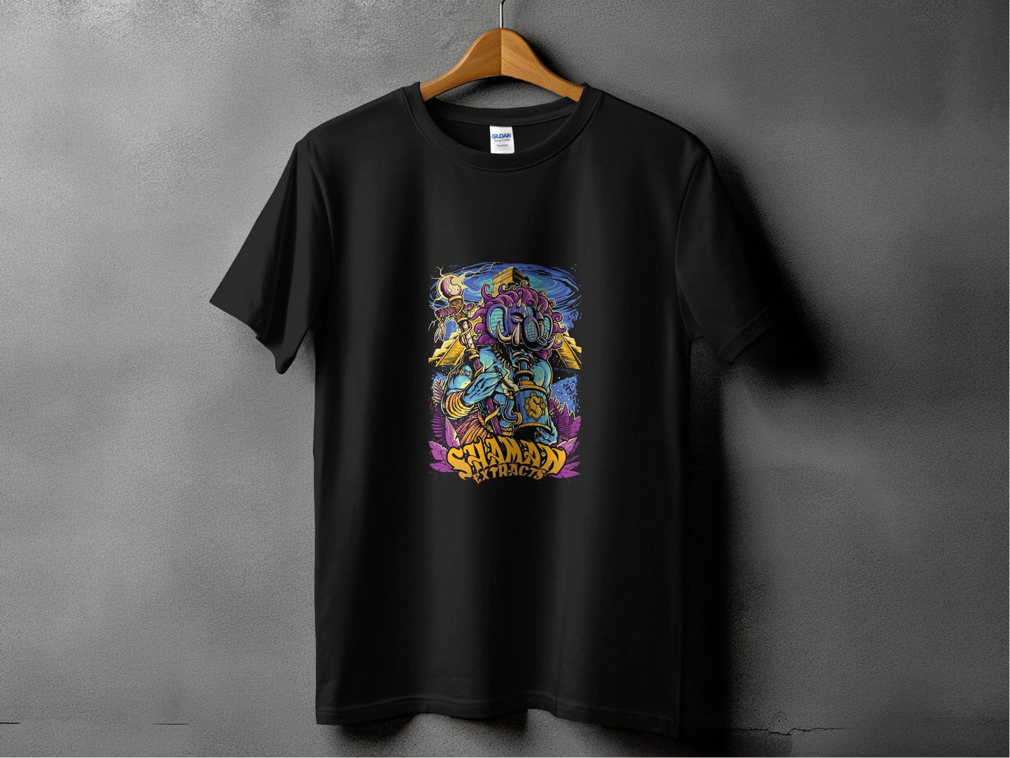 Shaman Extracts Colorful Design Graphic Artwork T-Shirt - Design & Vybe