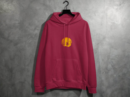 Silhouette Knight Under Yellow Moon Unique Style Hoodie - Design & Vybe