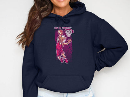 How Do You Dunk Basketball Graphic Hoodie - Design & Vybe