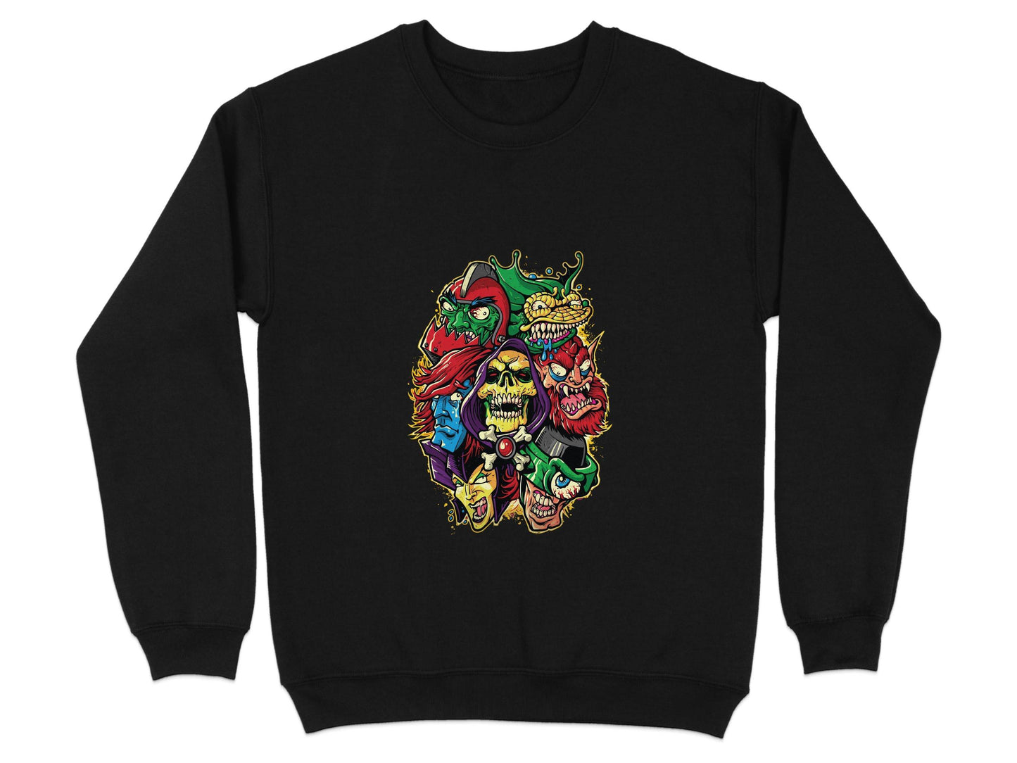 Masters of the Universe Cartoon Villains Collage Sweater - Design & Vybe