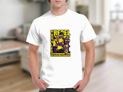No Rules Rebel Image Graphic For Obrakada T-Shirt - Design & Vybe