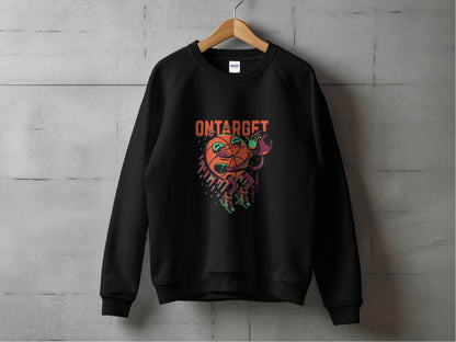 On Target Basketball Globe Design Premium Style Sweater - Design & Vybe