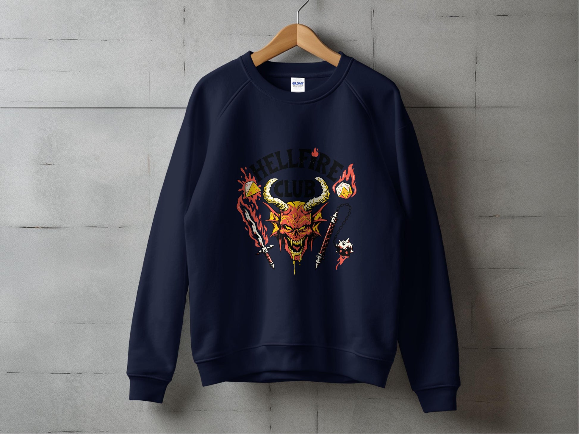 Hellfire Club Devil Graphic Design Sweatshirt product