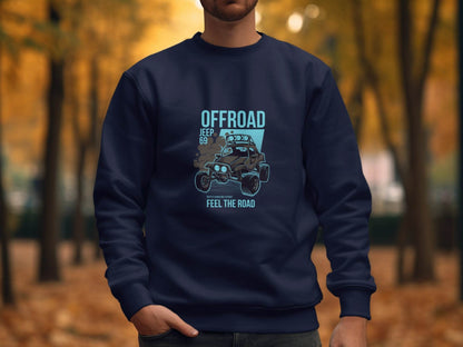 Offroad Jeep 69 Outstanding Sport Feel The Road Hoodie - Design & Vybe