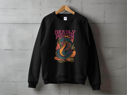 Deadly Poison Snake Art Graphic Novelty Design Sweater - Design & Vybe