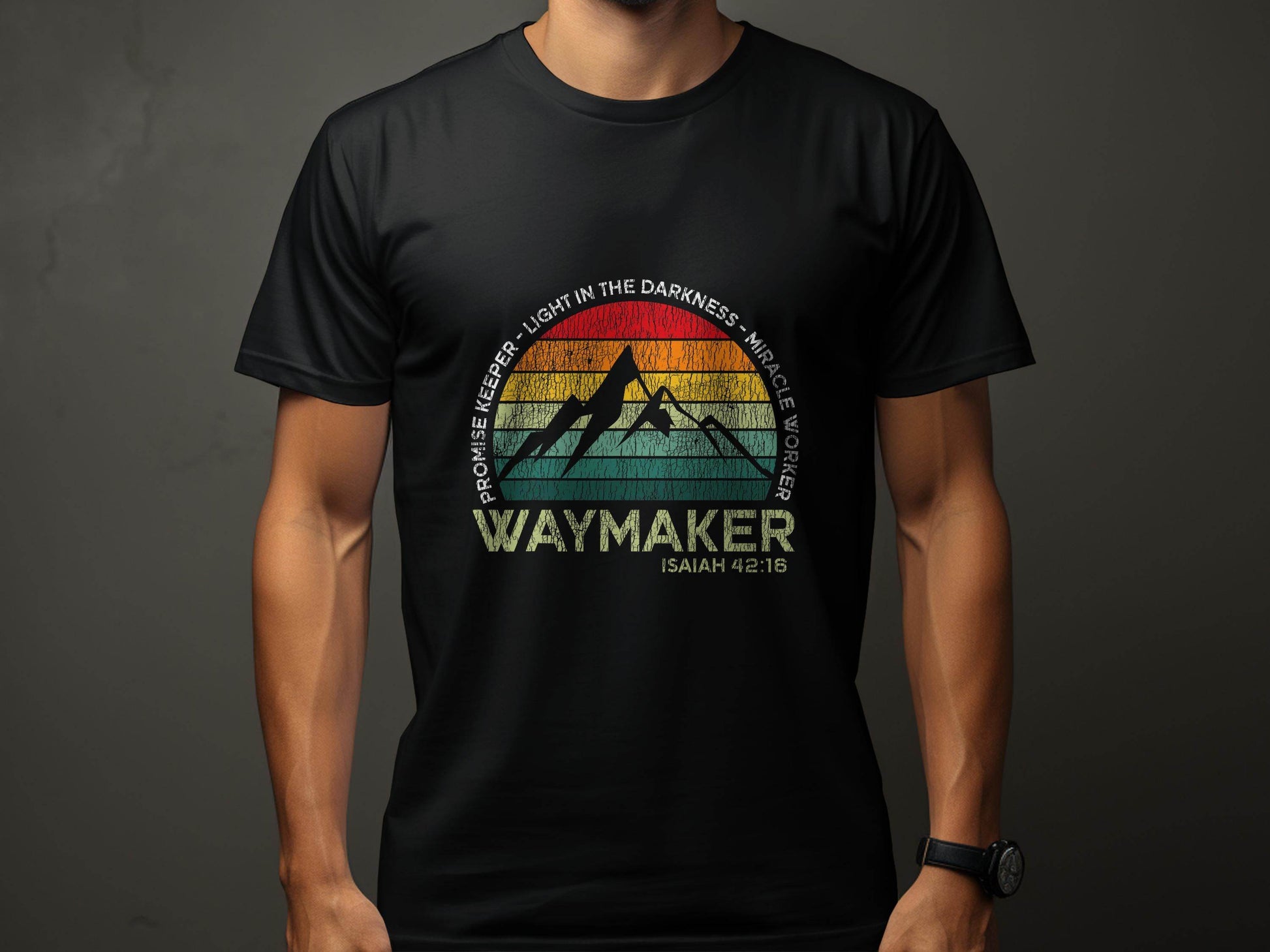 Waymaker Isaiah 42:16 Light In The Darkness T-Shirt - Design & Vybe