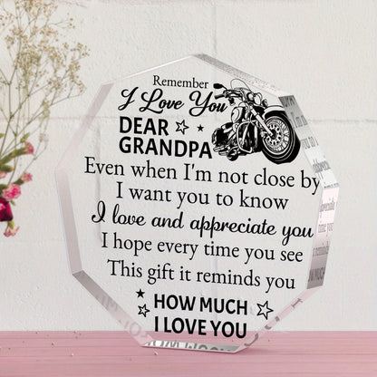 Grandpa Love & Appreciation Plaque