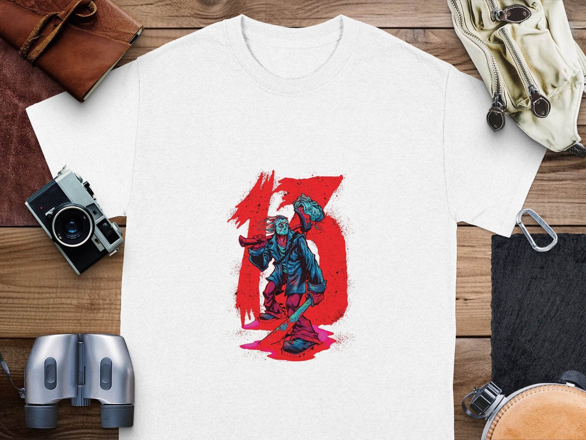 Friday the 13th Jason Voorhees Horror Art T-Shirt - Design & Vybe