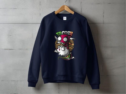 Fun Cartoon Character Tacos Graphic Sweatshirt product