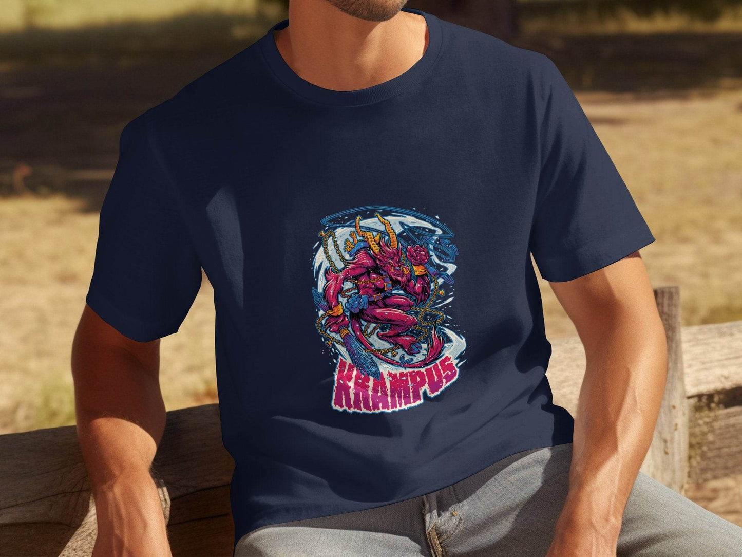 Krampus Devil Folklore Christmas Monster Themed T-Shirt - Design & Vybe