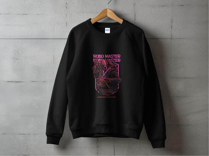 Robo Master Woman With Deadly Skill Graphic Design Sweater - Design & Vybe