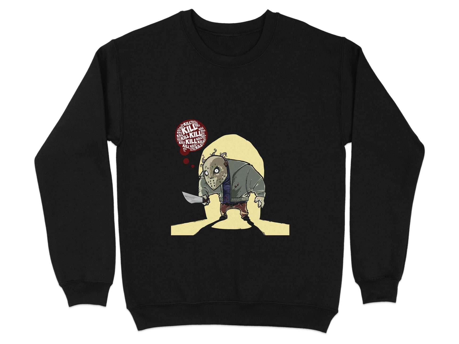 Jason Voorhees Kill Thoughts Friday Horror Movie Sweater - Design & Vybe