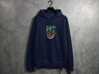 Aloha Zeus God Surf Design Graphic Artistic Hoodie - Design & Vybe