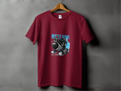 Rocket Now Cartoon Character Cool Design Art T-Shirt - Design & Vybe