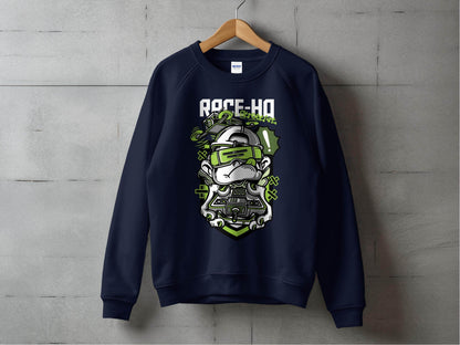 Street Art Monkey with Console Graphics Cool Sweater - Design & Vybe