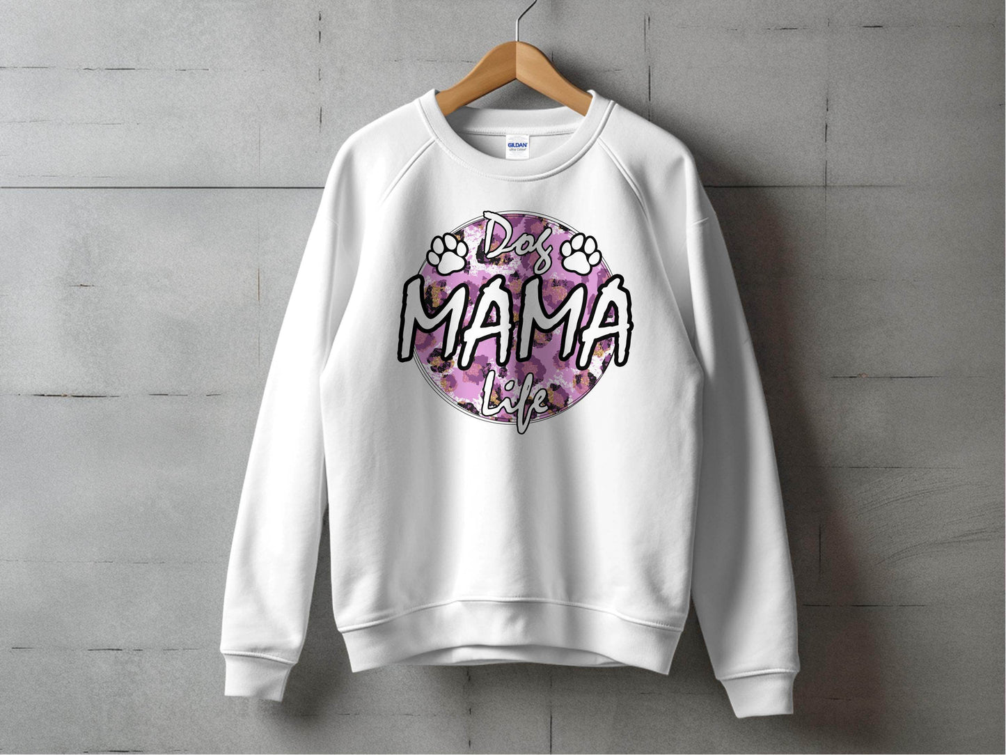 Dog Mama Life In Circle Graphic Unique Style Sweater - Design & Vybe