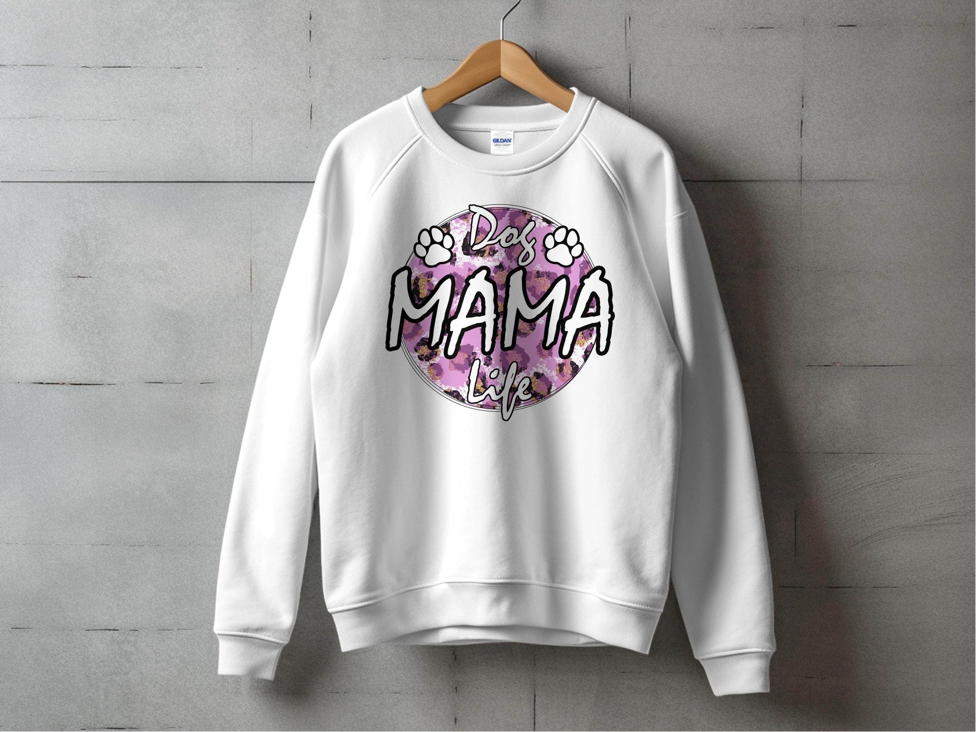 Dog Mama Life In Circle Graphic Unique Style Sweater - Design & Vybe