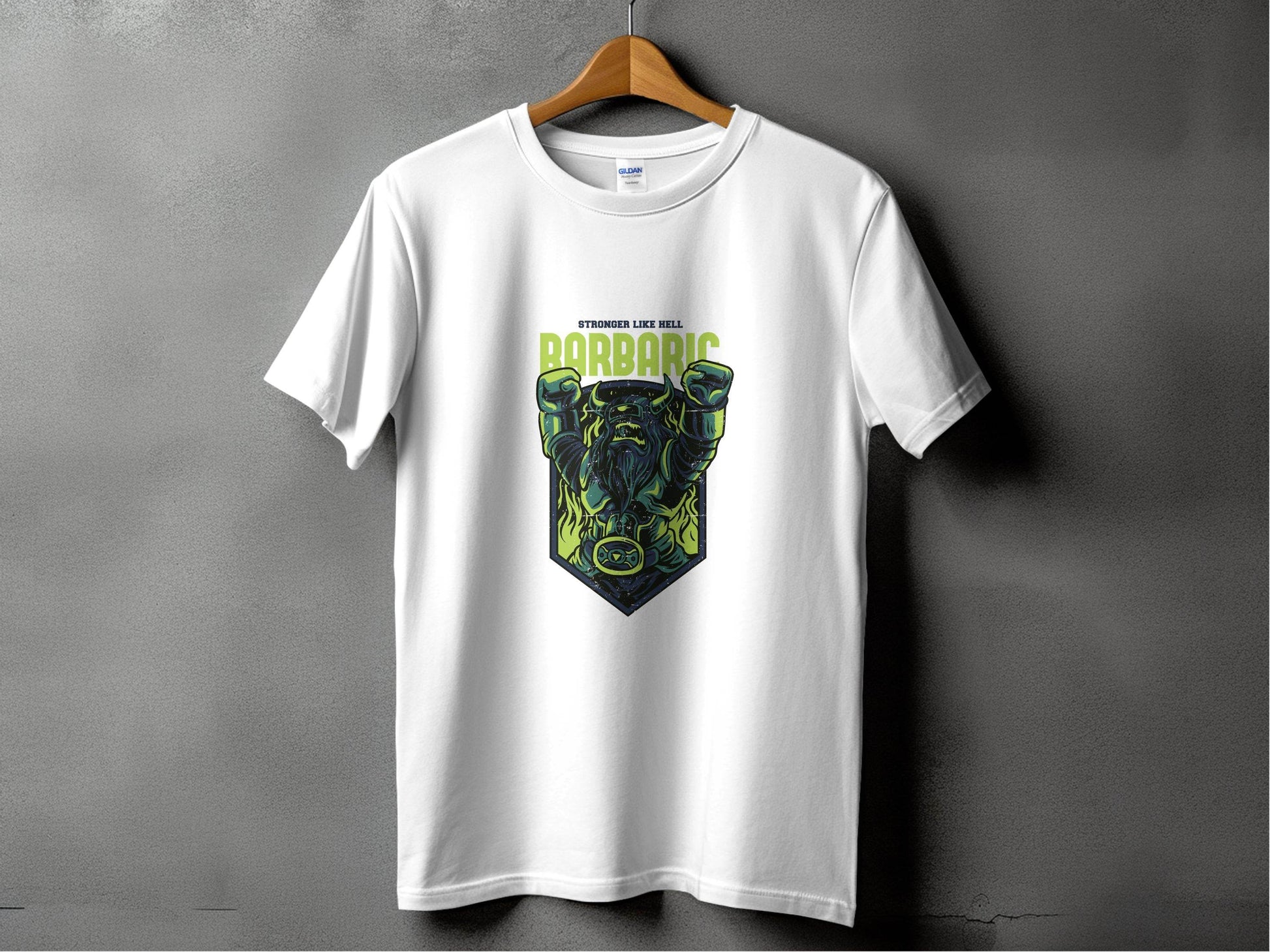 Stronger Like Hell Barbaric Warrior Graphic T-Shirt - Design & Vybe