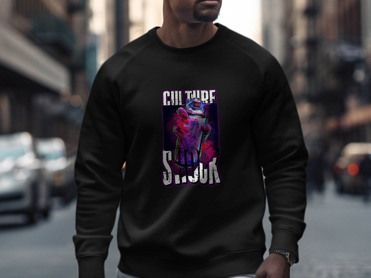 Culture Shock Spray Paint Art Cool Style Sweater - Design & Vybe