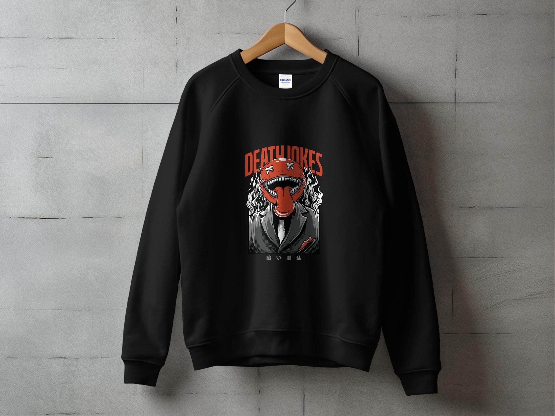 Death Jokes Scary Monster Graphic Artistic Sweater - Design & Vybe